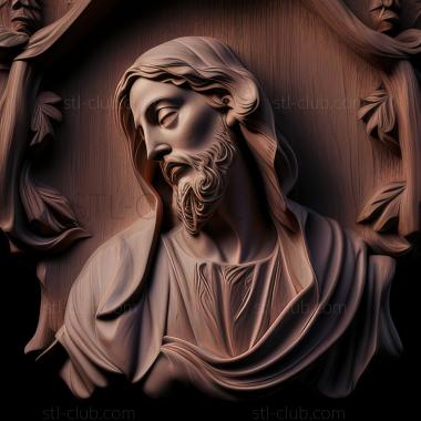 3D model st jesus (STL)